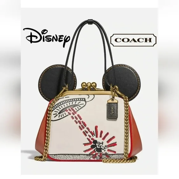 Disney mickey mouse x keith haring kisslock bag shop
